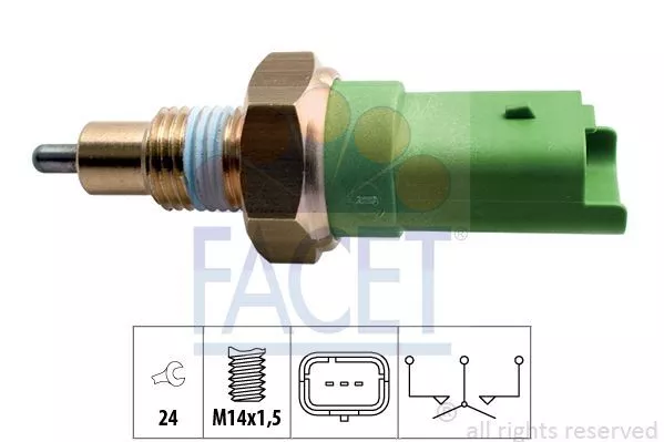 FACET 7.6245 Schalter, Rückfahrleuchte für RENAULT