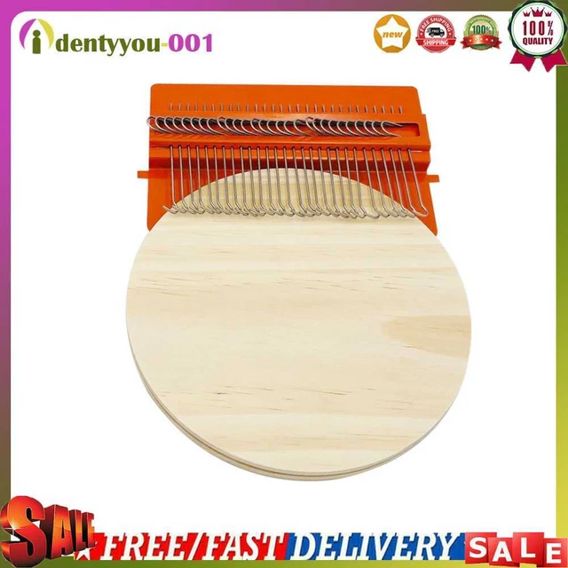 Telar pequeño, mini punto de mano portátil hágalo usted mismo, tablero de madera, tipo Speedweve, reparación