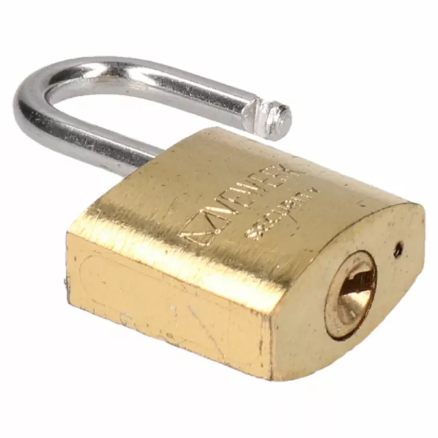 12 x 20mm Shackle Brass Padlock / Security / Lock Gate Door Shed AT002 2