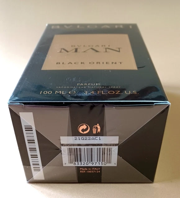 BVLGARI BULGARI UOMO NERO ORIENT PROFUMO 100ml NAT. SPRAY NUOVO / PELLICOLA 2
