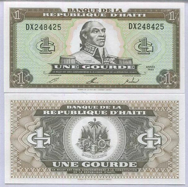 Haiti 1 Gourde 1993 P 259 UNC