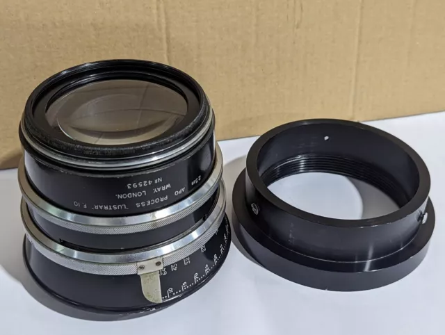 Old Vintage WRAY LONDON LUSTRAR 25" F.10 APO Process Lens.