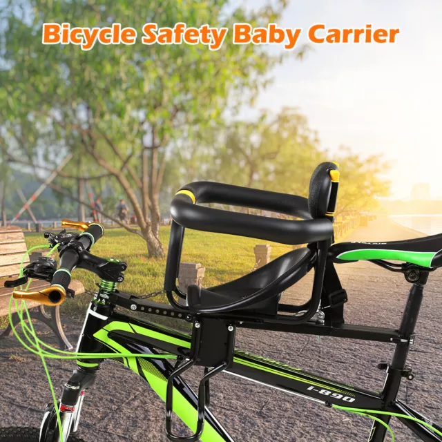 Bicycle Bike Front Seat Safety Stable Baby Child Kids Chair Carrier Seat K5M7