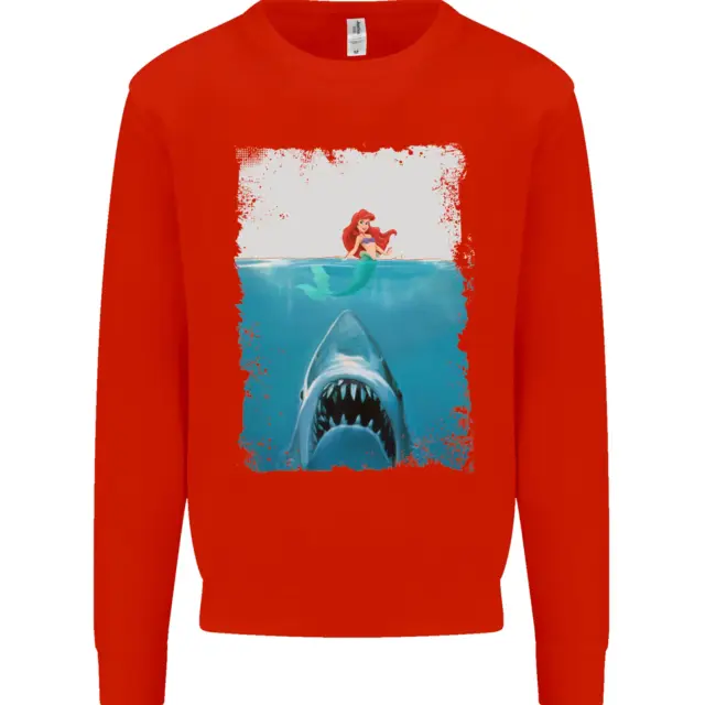 Felpa maglione da uomo Funny Shark Parody Scuba Diving 8