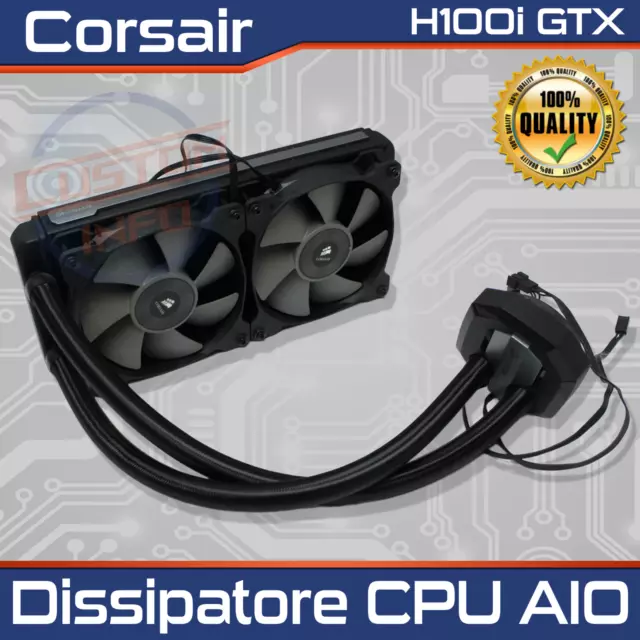 Corsair Hydro Series H100i GTX CPU | Intel LGA 1150, 1155, 1156, 1366, 2011...