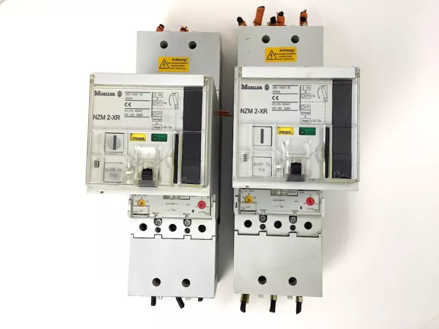 2x MOELLER NZM 2-XR Trennschalter, Schutzschalter, Leistungsschalter