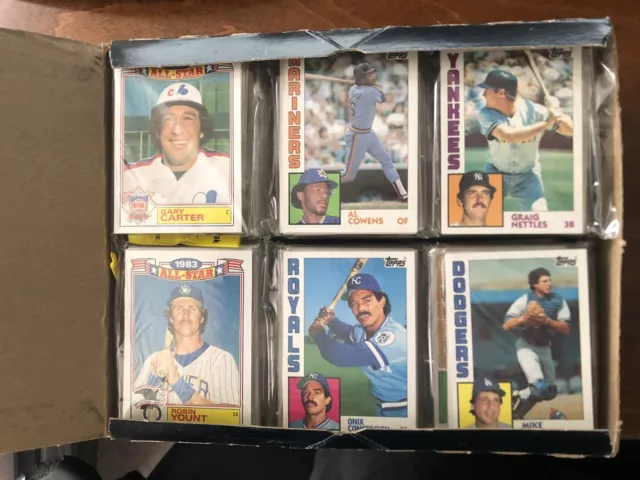 1984 Topps Baseball Unopened Rack Pack 55 Cards