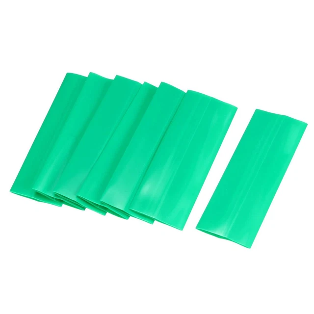 PVC Tubo termoretraibile tubo pre-tagliato 17mm 50pz AAA48mm verde