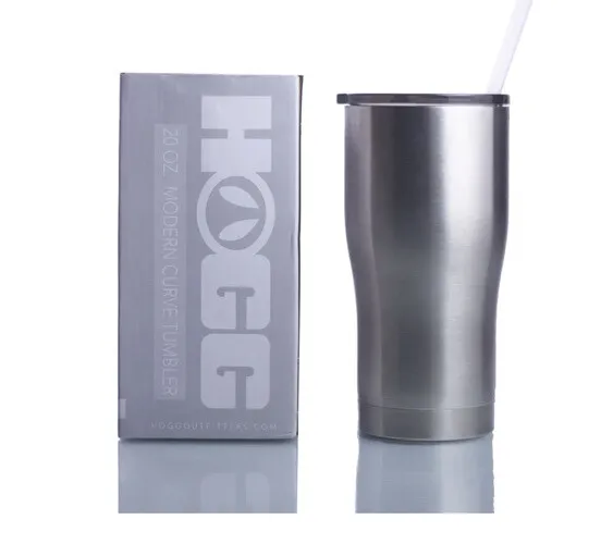 Hogg Outfitters 20oz Modern Twist W/Lid Tumbler Stainless Steel Insulated
