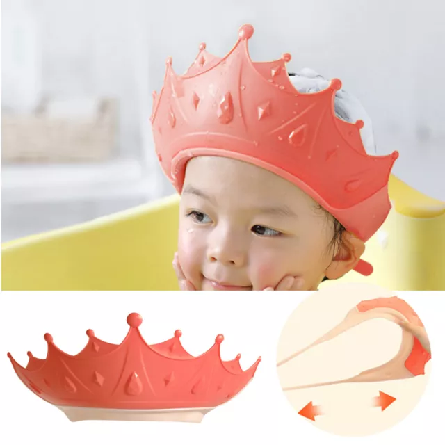 Shower Cap For Kids Caps Hair Washing Hat For Toddlers Adjustable Silicone Baby