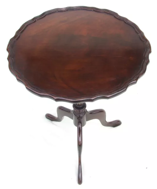 LARGE Antique Style Mahogany Wine / Occasional Table / Lamp Stand c1920 (a58)