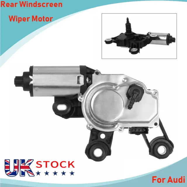 Rear Windscreen Wiper Motor Window For Audi A3 A4 A6 Q5 Q7 8E9955711A B C D E UK