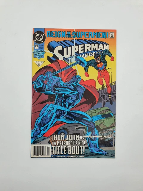 Superman The Man of Steel #23 July 1993 DC Reign Of The Supermen! - L. Simonson