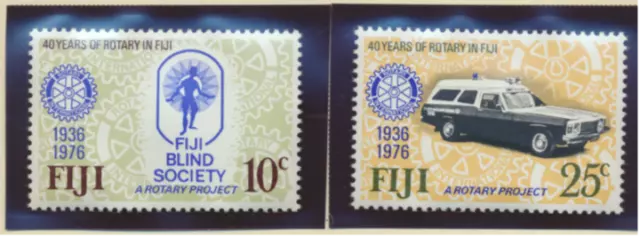 Fiji Stamps Scott #365 To 366, Mint Never Hinged