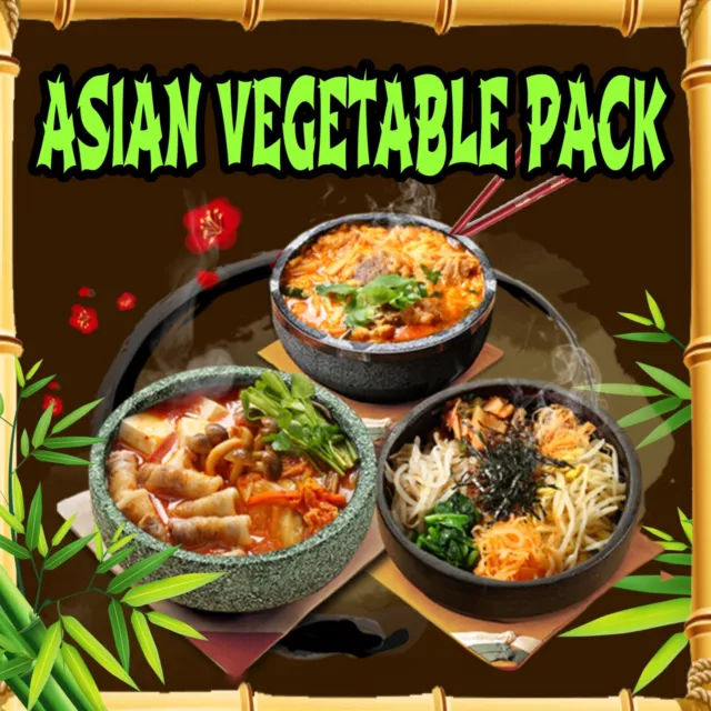 Small Pack-Asian Vegetable Seeds-10 Packets-Asian Oriental Kitchen Cooking Herbs