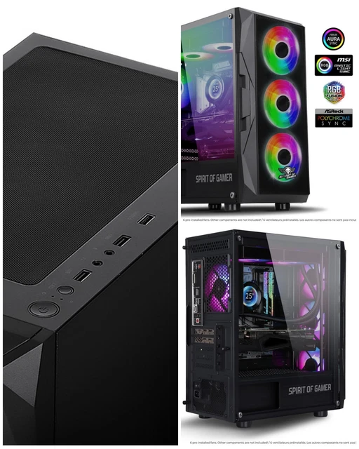 Rogue V - Boitier Pc Gamer Atx/Matx/Itx – Façade Et Paroi En