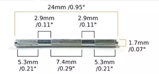 Aurora Afx #8739 4-Gear Specialty Magnatraction Short Rear Axles ~ 10 Pc Nos 3