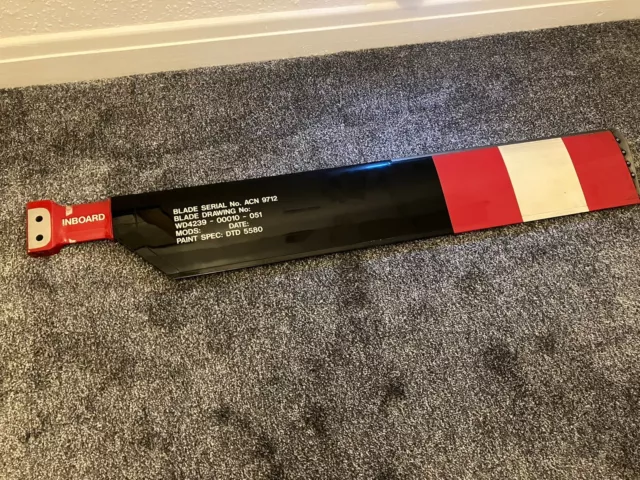 Sea King Helicopter Rear Rotor Blade - Royal Navy Westland sea king westland Sea King Helicopter Rear Rotor Blade - Royal Navy Westland sea king westland