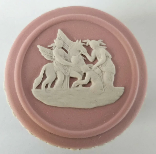 Wedgwood - Rose Pilule Boîte Muses Arrosage Pegasus