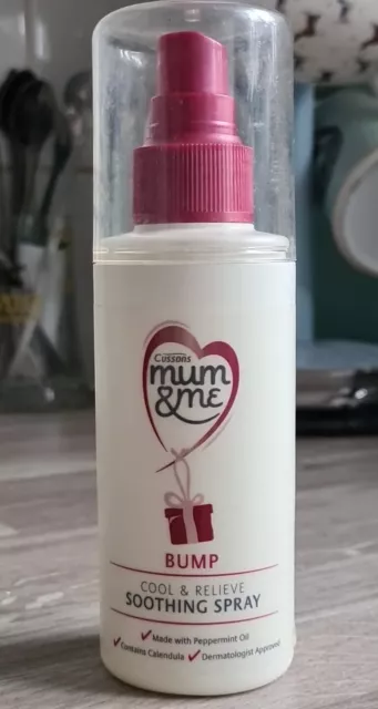 CUSSONS "MUMS & ME" ~ BUMP ~ COOLING & RELIEVE SOOTHING SPRAY ~ 150ml