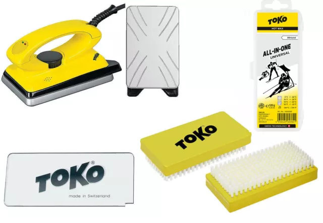 Toko Ski Wax Gift Set 4-Teilig With T8 Iron And 120g Wax Alpin&nordic