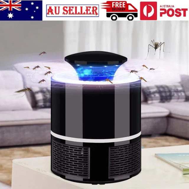 USB Mosquito Insect Killer Electric Lamp LED Light Fly Bug Zapper Trap Catcher