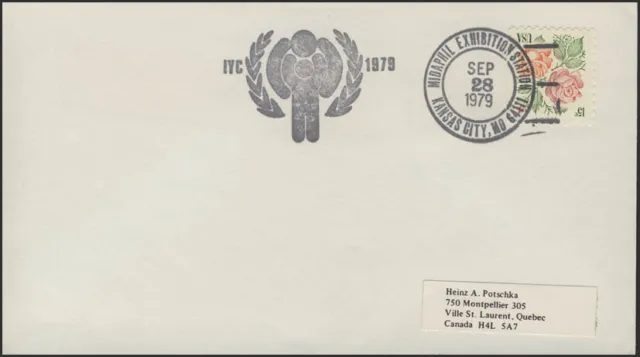 USA: Flowers, Letter, SSt Stamp Exhibition, MIDAPHIL Kansas