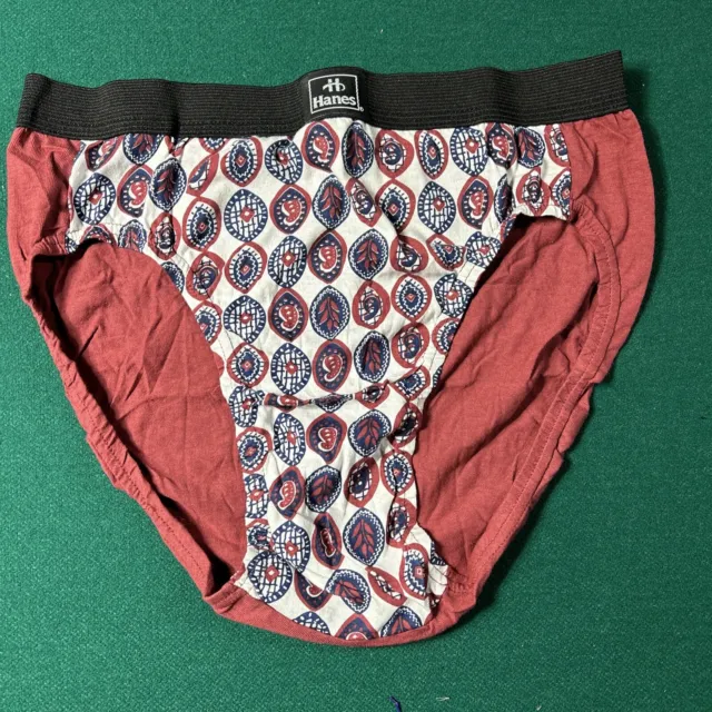 HANES RARE VTG Cotton Tanga Bikini Briefs Underwear Mens Size M 32 34 ...