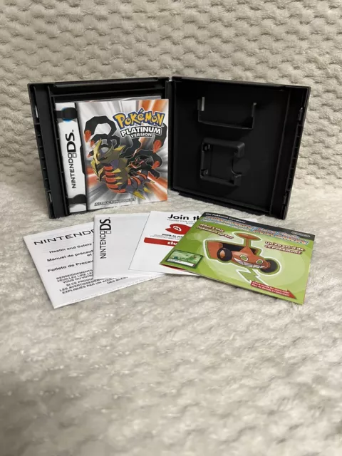 Pokemon Platinum Version Nintendo DS - CASE AND MANUAL ONLY
