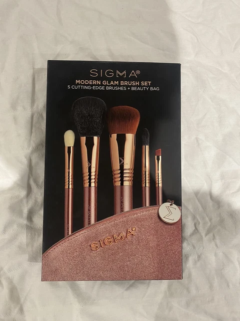 Juego de 5 cepillos glamorosos Sigma Modern *TOTALMENTE NUEVOS* nunca usados en caja