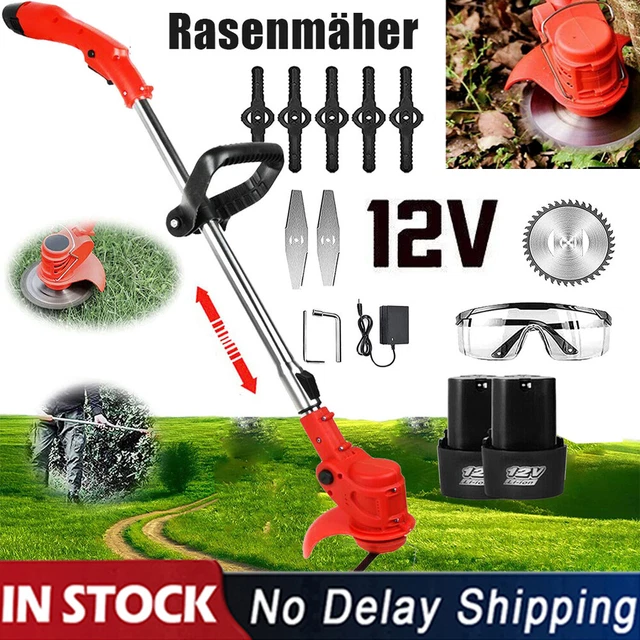 ELEKTRO AKKU RASENTRIMMER Motorsense Freischneider Trimmer