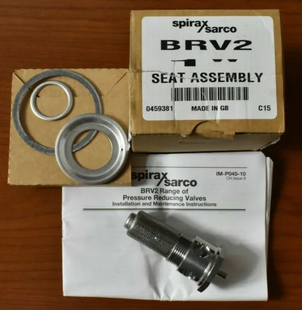 Spirax Sarco 0459381 BVR2 1" Valve and Seat Assembly
