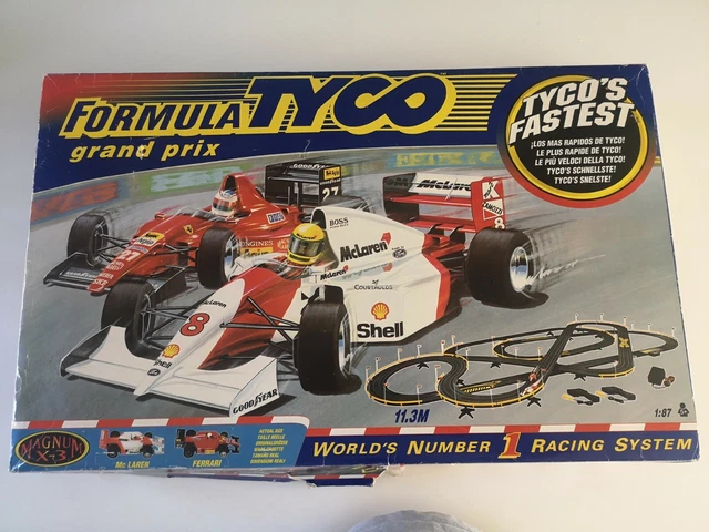 FORMULA TYCO GRAND Prix Fully Refurbished Set 0065 1 Free Track