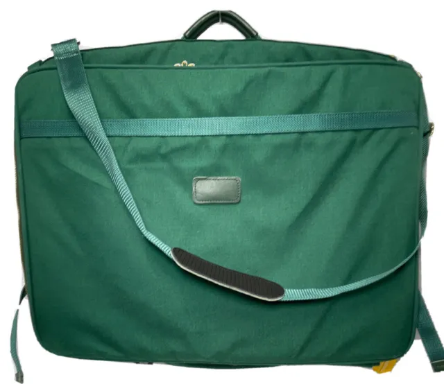 Boyt Garment Bag Travel Bag Green Ballistic Nylon 25"x21" Bi-Fold Made in USA