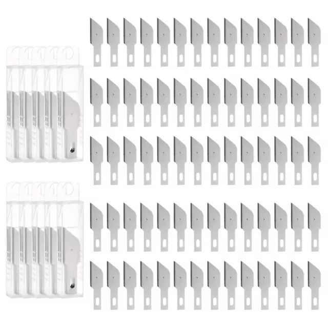 60pcs Exacto Knife Blades #7 Hobby Knife Replacement Blades