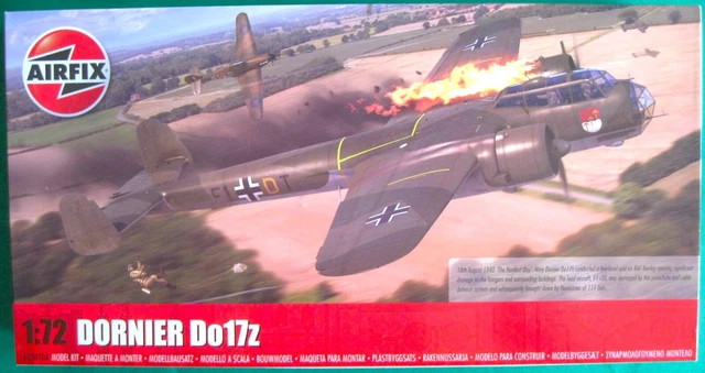 Aircraft 1:72 scale Dornier Do17Z bomber Airfix 05010 Aircraft 1:72 scale Dornier Do17Z bomber Airfix 05010
