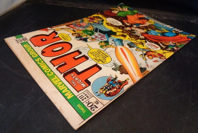 1973 Marvel Comics "The Mighty THOR" #211 Comic Book! NICE! 2