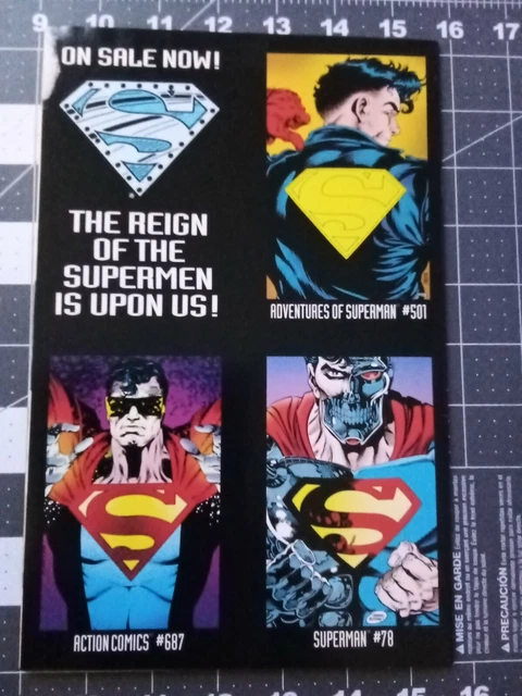 Superman: The Man of Steel #22 [Die-Cut Cover Edition] (Jun 1993, DC) 3