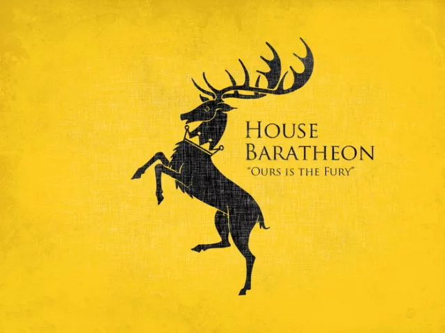 V0882 House Baratheon Logo Sigil Game of Thrones Decor WALL POSTER PRINT CA