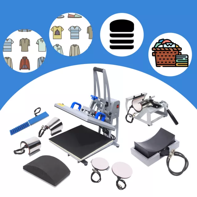 Commercial Heat Press Sublimation Transfer Printing Machine T-Shirt Mug Hat