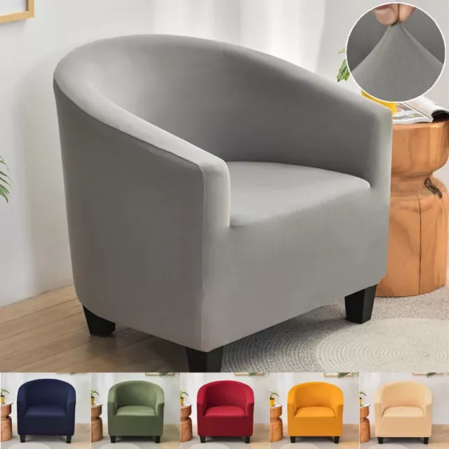 Armchair Sofa Cover Stretch Single Seater Club Couch Slipcover Protector Cover