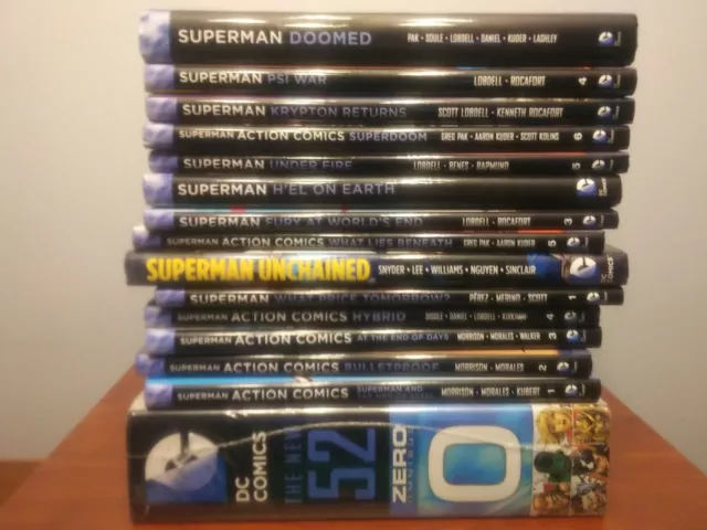 SUPERMAN ACTION COMICS Vol NEW 52 HC Omnibus LOT DC Comics Doomed H'el Unchained