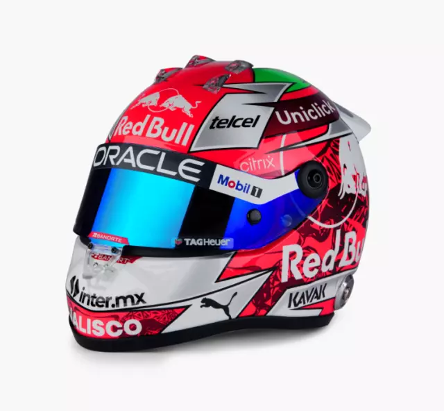 Sergio Perez 2022 Austria Austrian GP helmet 1:2