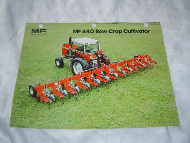 Massey Ferguson MF440 row crop cultivator brochure