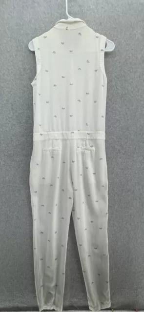 Alternative Women's Sleeveless Jumpsuit Size Small Button Down Bicycle Print 2