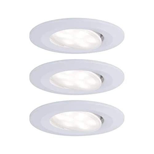 Paulmann 99927 spots LED Calla rond kit de 3 incl. 3x6W IP65 gradable projecteur
