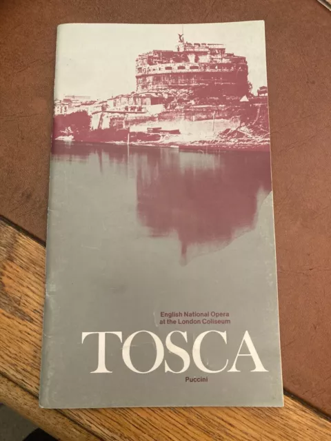 TOSCA Puccini English National Opera London Coliseum 1982-1983 Richard Angas