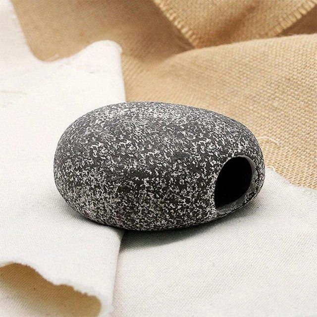 Aquarium Cichlid Stone Shrimp Breeding Rock Cave Fish Tank Pond Ornament Decor