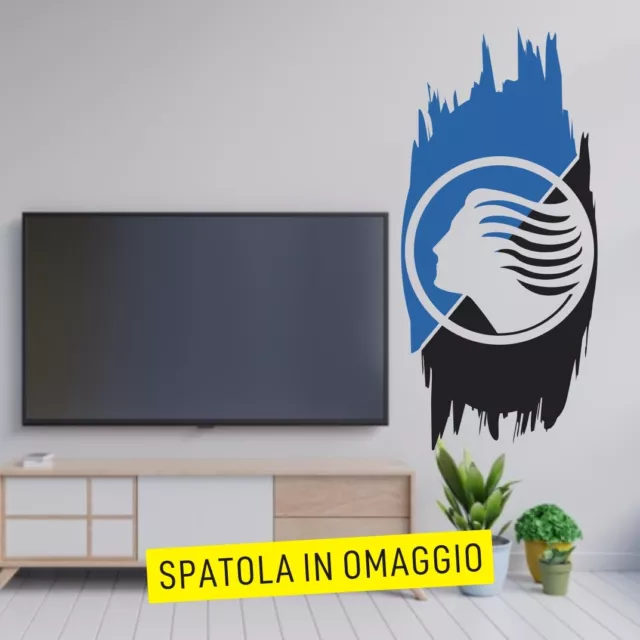adesivi murali atalanta adesivo muro decalcomanie per parete atalanta calcio