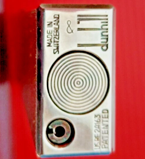 Accendino Dunhill  Argentato Made in Switzerland 6,5 cm